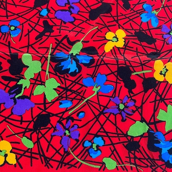 Givenchy 30” Vintage 100% Silk Scarf Rolled Edges - Picture 3 of 5